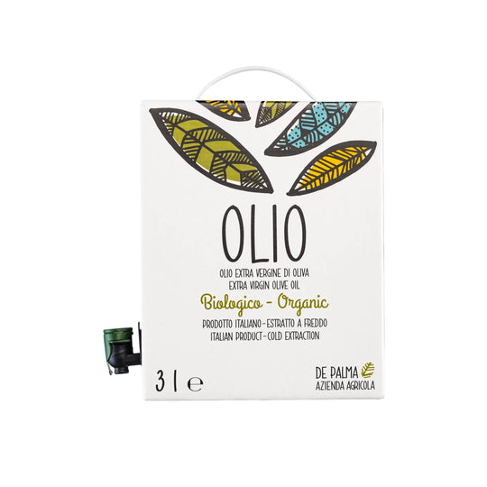 Olio Extravergine d'oliva bio - Bottiglia Fusion (3L Box)