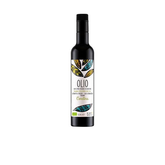 Olio Extravergine d'oliva bio - Bottiglia Coratina (250 ml)
